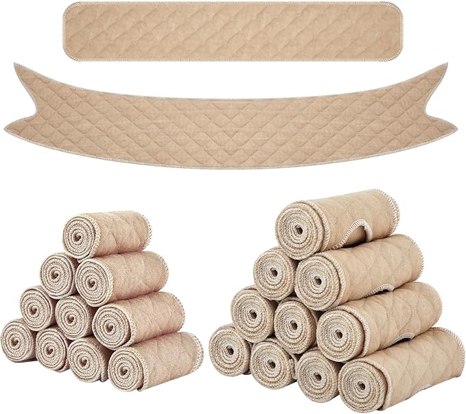 Cotton Tummy Liners and Bra Liners Set for Sweat Rash Skin Folds Plus Size Women Sweating Supplies-VivaGrace Women