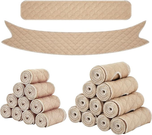 Cotton Tummy Liners and Bra Liners Set for Sweat Rash Skin Folds Plus Size Women Sweating Supplies-VivaGrace Women