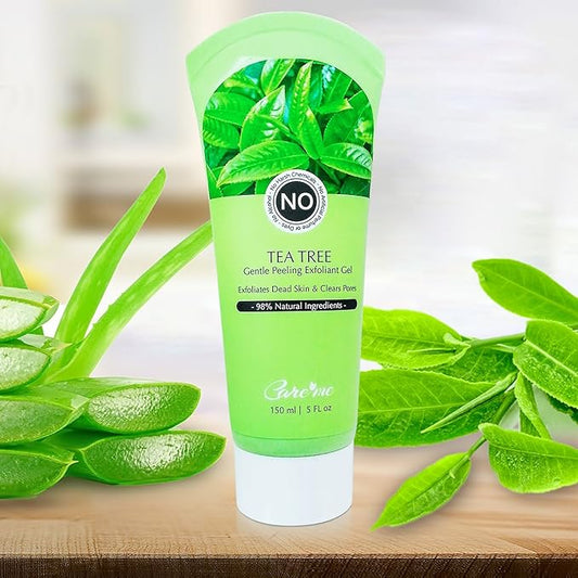 Facial Exfoliating Gel, Non-Scrub Gentle Exfoliantor for Face & Body, Exfoliates, Peels, and Removes Dead Skin Cells, Reveals Glowing, Brighter Skin, 150 ml/5 fl oz