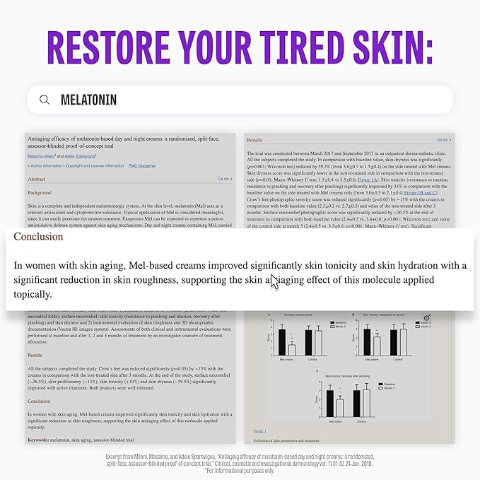 Time Return Melatonin Cream Toner | Highly Moisturizing Facial Toner for Sensitive Skin | Clarifying & Calming Toner for Face | Hydrating Toner for Face | Toner Cream Skin Toner (6.76 fl oz)-VivaGrace Women