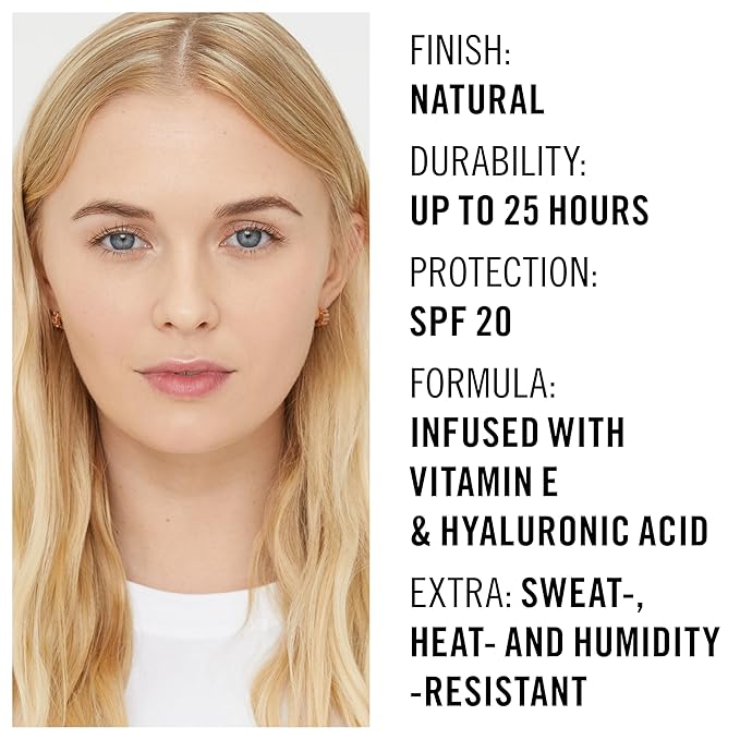 Rimmel London Lasting Finish 25HR - 160 Vanilla - Foundation, 25-Hour Wear, Full Coverage, Waterproof, 1oz-VivaGrace Women