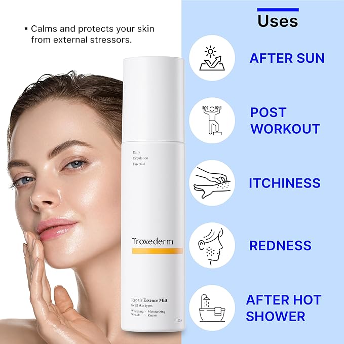 Repair Essence Mist - Hydrating Face Mist for Redness & Blemish-Free, Glowing Skin - with CICA Extract, Niacinamide & Adenosine - Moisturizing & Cooling Face Spray-VivaGrace Women