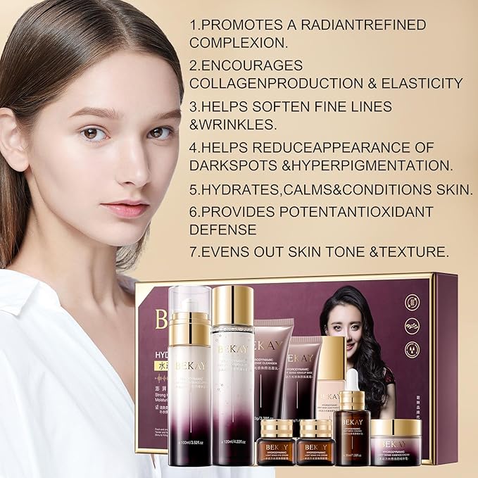 Hydrodynamic Light Rejuvenating 9-piece Skincare set-VivaGrace Women