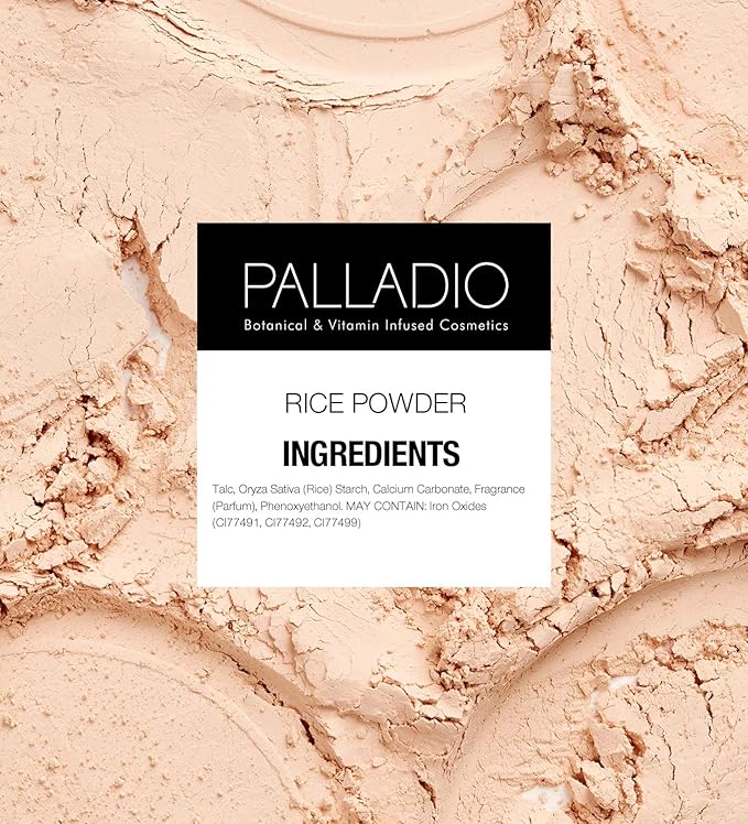 Palladio, Pressed Rice Powder, Natural, 0.26 Ounce-VivaGrace Women