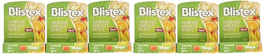 Blistex Lip Protectant SPF 15 Orange Mango Blast.15 oz (Pack of 6)-VivaGrace Women