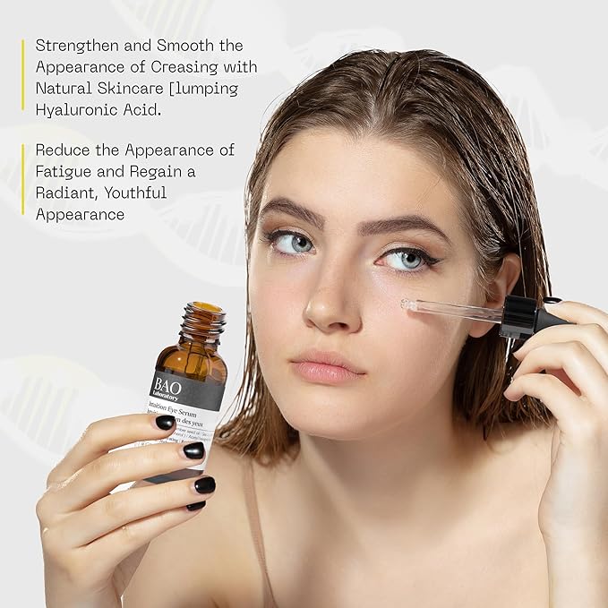 Intuition Eye Serum | Vitamin E, Cucumber Seed Oil And Hyaluronic Acid | Eye Serum for Wrinkles, Finelines and Dark Spots | Best Eye Serum For All Skin Types (30 ML)-VivaGrace Women
