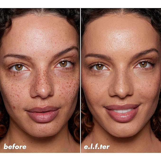 e.l.f. Halo Glow Skin Tint SPF 50, Tinted Moisturizer For Light, Buildable Coverage, Creates A Natural Glow, Vegan & Cruelty-Free, 7 Medium Warm-VivaGrace Women