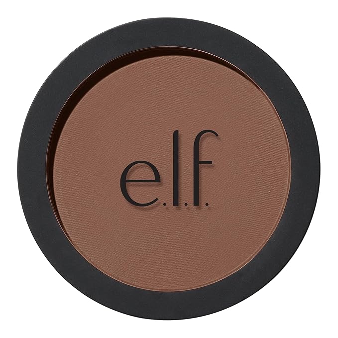 e.l.f. Primer-Infused Bronzer, Long-Lasting, Lightweight & Buildable Powder Bronzer, Delivers A Matte Finish, Vegan & Cruelty-Free, Desert Sun-VivaGrace Women