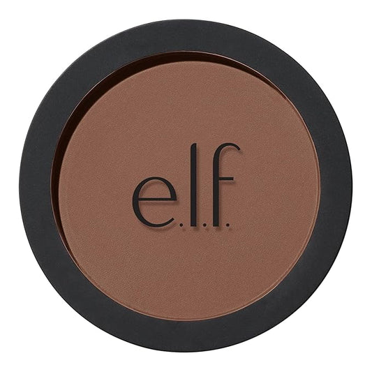 e.l.f. Primer-Infused Bronzer, Long-Lasting, Lightweight & Buildable Powder Bronzer, Delivers A Matte Finish, Vegan & Cruelty-Free, Desert Sun-VivaGrace Women