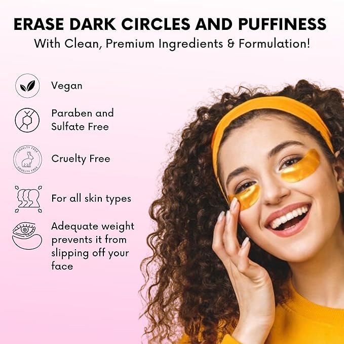 Under Eye Patches For Puffy Eyes (40 Sets) With Bonus Lip Masks - Under Eye Patches for Dark Circles and Puffiness - Under Eye Mask Treatment - Hydrating 4 Flavors Eye Masks - Reduce Dark Circles-VivaGrace Women