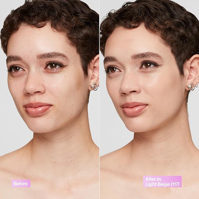 Revlon Illuminance Tinted Serum, Triple Hyaluronic Acid, Evens Out Skin Tone Over Time and Hydrates All Day, SPF 15, 117 Light Beige, 0.94 fl oz.-VivaGrace Women