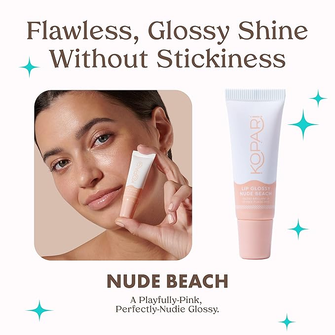 Kopari Nude Peach Lip Glossy 3pk-VivaGrace Women