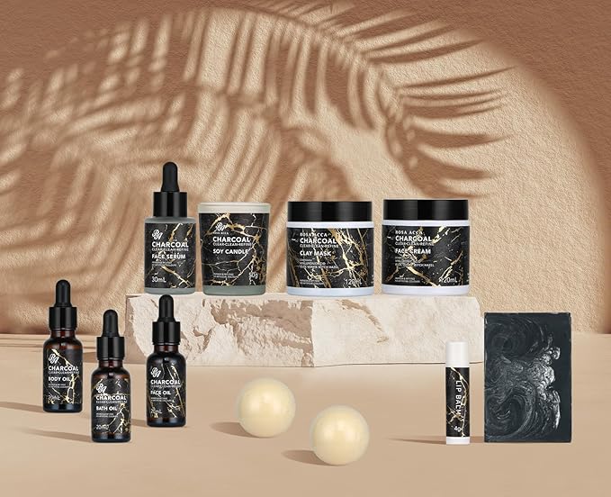 Skin Care Set, 28pcs Body & Facial Kit Gifts for Women & Men includes Face Cream, Bath Oil, Scented Candle, Hyaluronic Acid Face Serum, Facial Skin Care Set, Bath & Body Set, Birthday, Christmas-VivaGrace Women