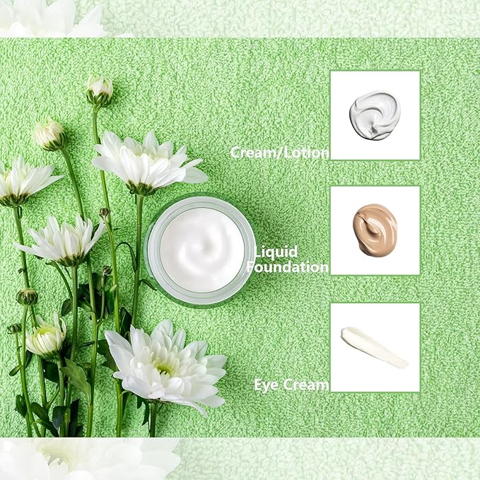 Lil Ray 1 oz Round Green Glass Jar with Inner Liners and Gold Lid (12pcs)-VivaGrace Women