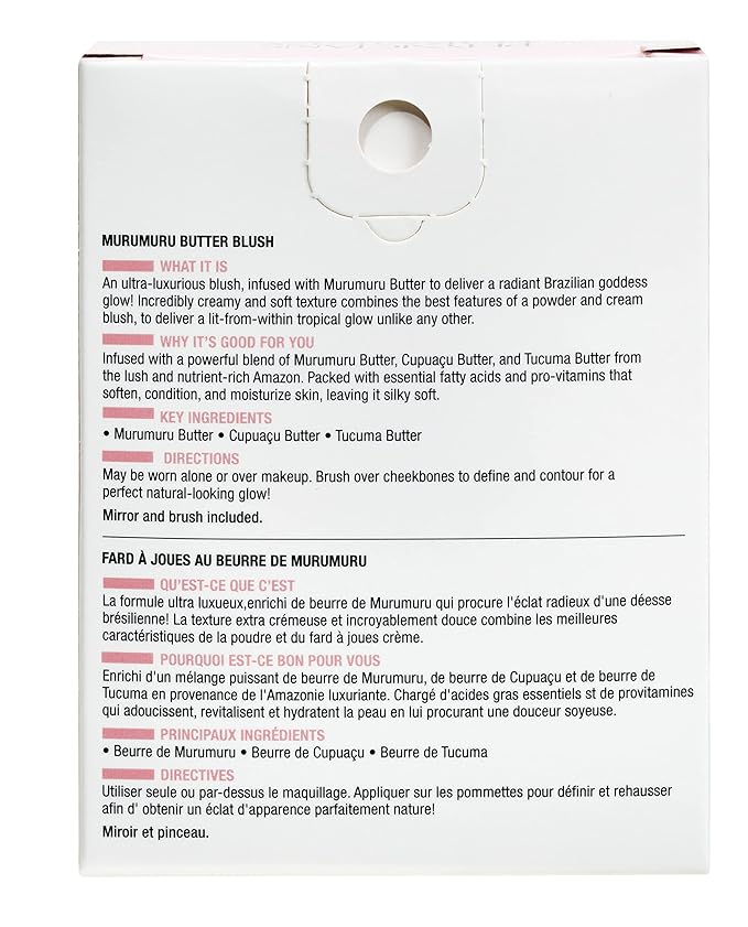 Physicians Formula Murumuru Butter Blush Makeup Powder, Saucy Mauve, Dermatologist Approved, Vegan-VivaGrace Women