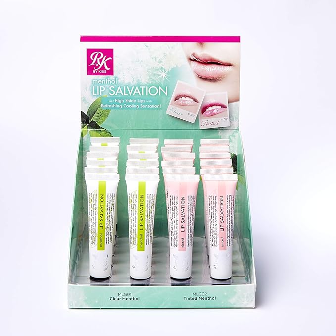 Ruby Kisses Menthol Lip Salvation Clear Lip Gloss (MLG02 - Tinted)-VivaGrace Women