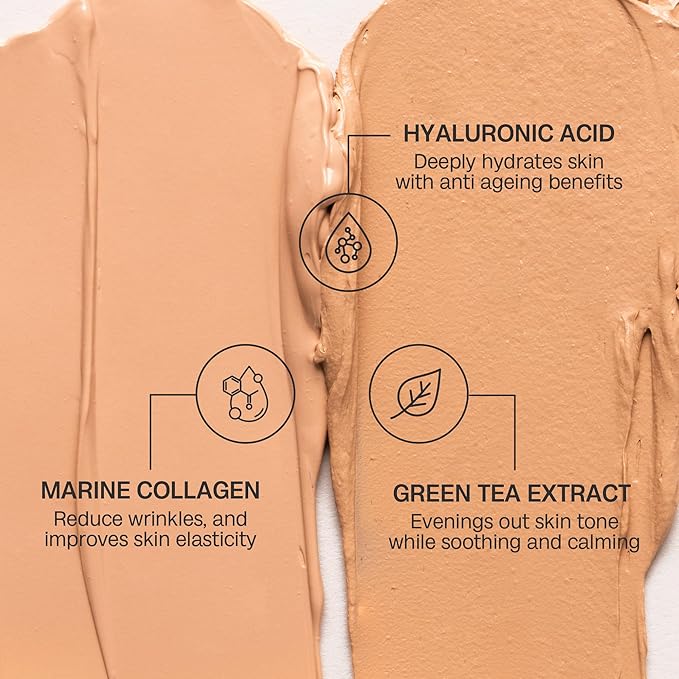 BALI BODY BB Cream SPF15 - Natural Shade | Tinted Sheer Face Cream with Hyaluronic Acid & Marine Collagen | Paraben Free, For All Skin Types | Vegan, Cruelty Free Australian Made (35 ml/1.2 fl oz)-VivaGrace Women