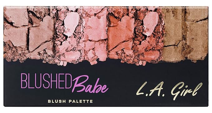 L.A. Girl Fanatic Blush Palette, Blushed Babe Pinks, 1 oz-VivaGrace Women