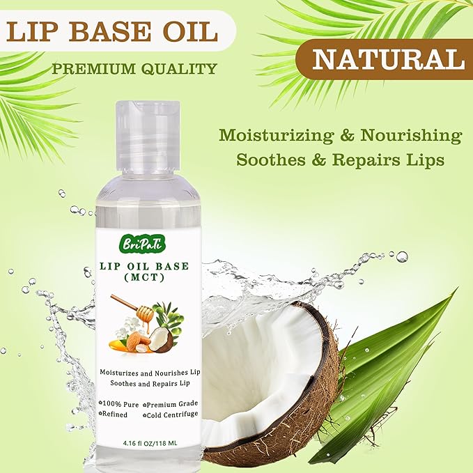 Lip Balm Making Kit - DIY Lip Gloss Kit to Make Your Own Lip Balm with Natural Beeswax, Lip Base Oil, Essential Oil, Tubes, Jars Lip Balm Craft Kit For Adults Girls Moisturizing Lip Care Kit-VivaGrace Women