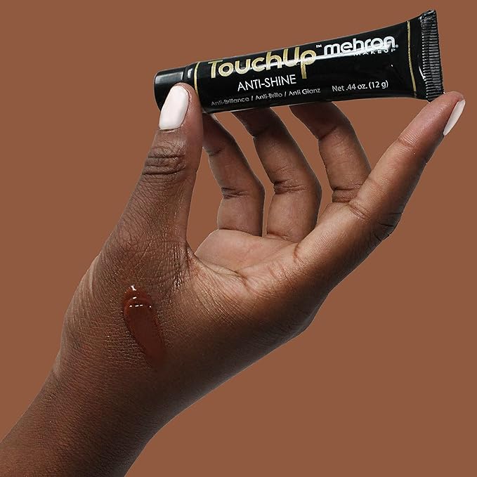 Mehron Makeup TouchUp Anti-Shine Gel | Matte Primer Face Makeup | Finishing and Primer Gel (Dark Tint)-VivaGrace Women