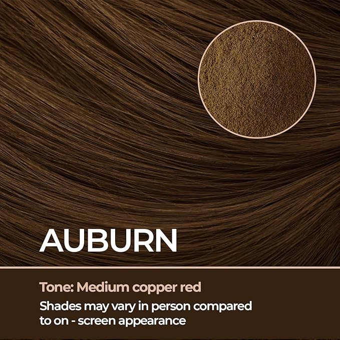 Keratin Hair Fibers for Men & Women - Fill In Fine or Thinning Hair, Instantly Thicker, Fuller Looking Hair (Auburn 30g)-VivaGrace Women