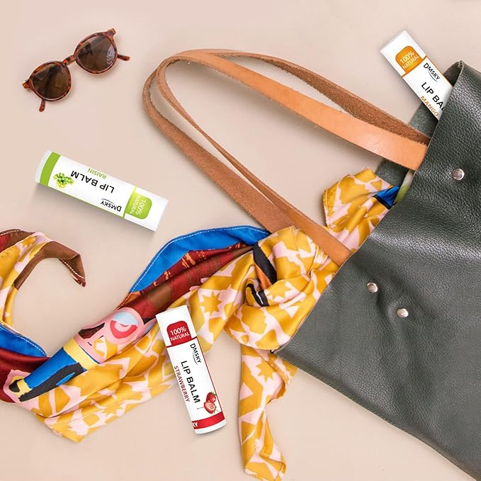 DMSKY 60 Pack Lip Balm, Natural Lip Balm Bulk with Vitamin E and Coconut Oil, Moisturizing Soothing Chapped Lips, Gifts for Women Stocking Stuffers Party Favors-VivaGrace Women