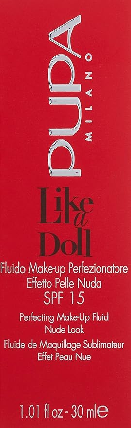 PUPA Milano Like A Doll Perfecting Make-Up Fluid, Sand 30 ml-VivaGrace Women