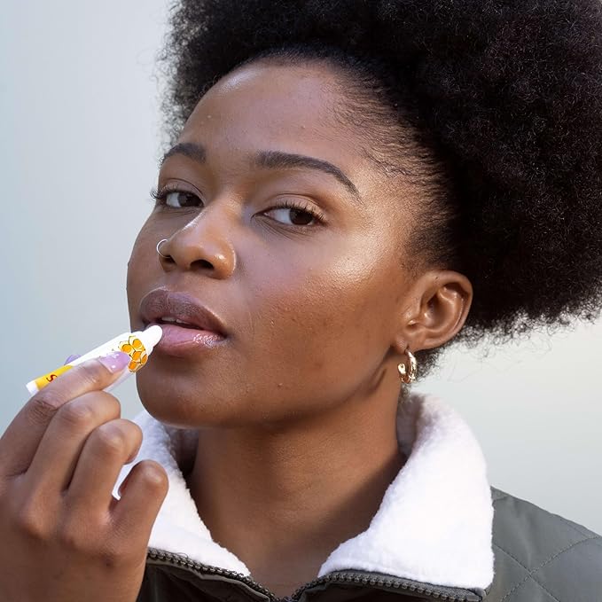 Burt's Bees Rescue Lip Relief, Honey Vanilla, Hydrating Lip Balm for Dry Cracked Lips, with Responsbily Sourced Beeswax and Shea Butter, 100% Natural Origin, 1 Squeezy Tube, 0.35oz-VivaGrace Women