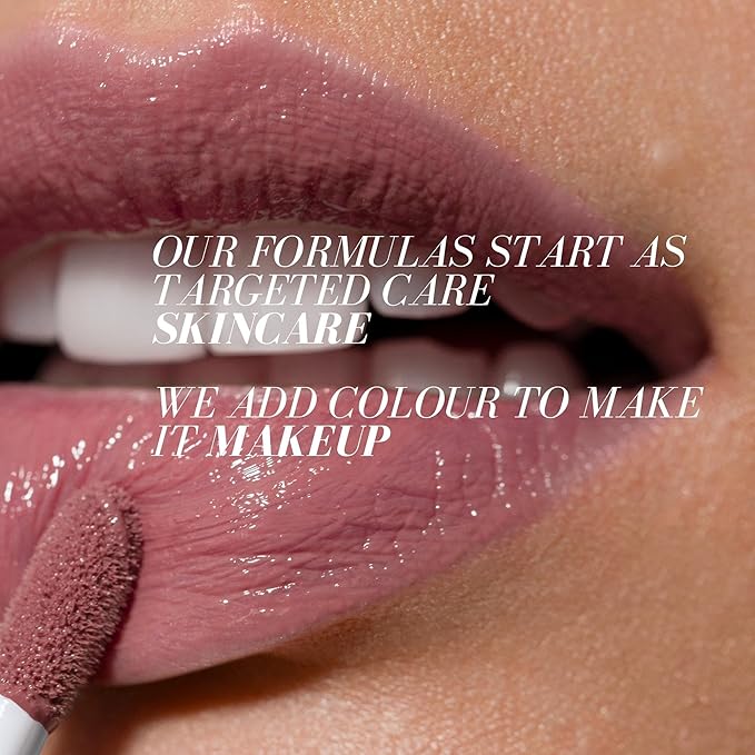 FITGLOW Beauty Lip Colour Serum | Hydrating Lip Gloss | Plumping Anti-Aging Lip Treatment | Natural Shine with Pomegranate Sterols & Collagen | Buildable Color for Dry Chapped Lips | Regal - 10g-VivaGrace Women