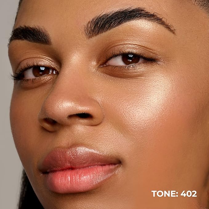 LAMEL HD Highlighting Face Powder - Natural Glow and Luminous Finish, Baked Blendable Pigmented Formula - Long-lasting & Fade-Resistant Wear, 402 12g/0.42 oz-VivaGrace Women