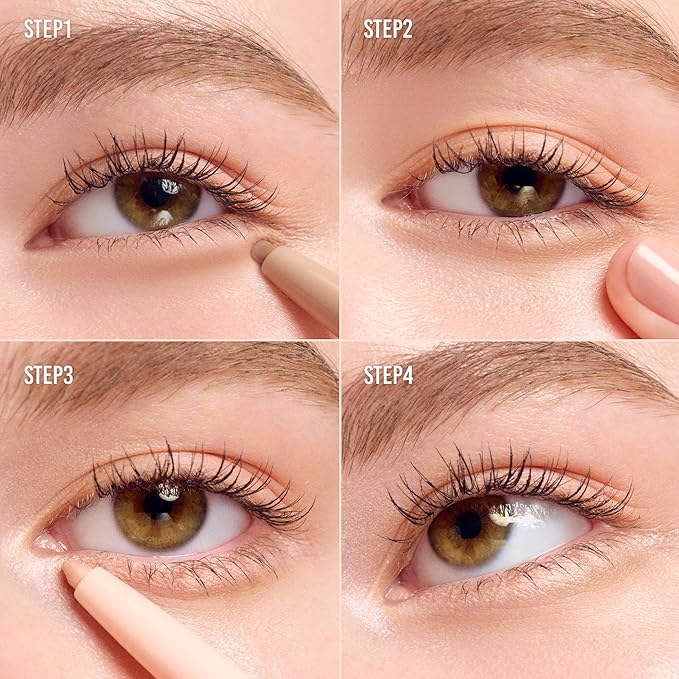 COLORGRAM Under Eye Highlighter Stick 07 Warm Peach | Silky-Smooth Long-Lasting Highlighter & Contouring Stick for Smudge-Proof, Shining Daily Makeup | K-Beauty Face Highlighters & Luminizers-VivaGrace Women