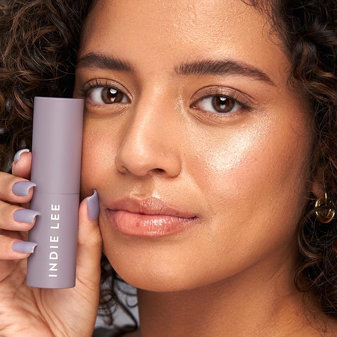 Indie Lee Hints Hydrastick - Color Correcting Highlighter Stick with Ceramides & Arjuna Extract - Even Skin Tone, Blur Redness & Discoloration, Add Shine - Hydrating Stick for Glowing Skin (8g)-VivaGrace Women