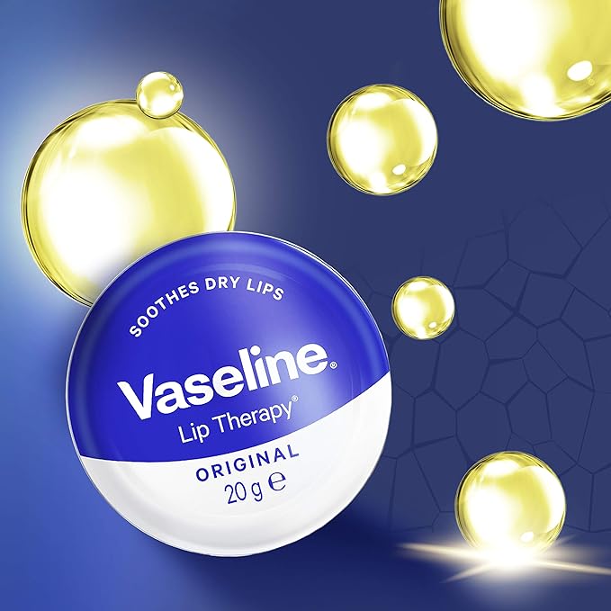 Vaseline Lip Therapy | Vaseline Lip Balm | Lip Moisturizer for Very Dry Lips | Original | 20g-VivaGrace Women