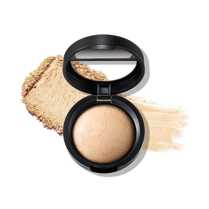 LAURA GELLER NEW YORK Baked Natural Glow Highlighter Radiance Enhancing Makeup, French Vanilla-VivaGrace Women
