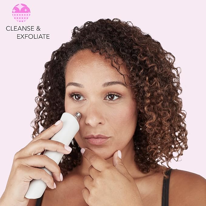 skn by conair Microdermabrasion Facial Tool, Pore Vacuum, Remove Dead Skin Cells and Dirt from Clogged Pores-VivaGrace Women