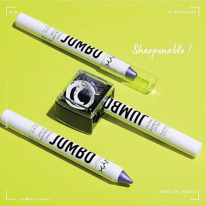 NYX PROFESSIONAL MAKEUP Jumbo Eye Pencil, Blendable Eyeshadow Stick & Eyeliner Pencil - Matcha (Green)