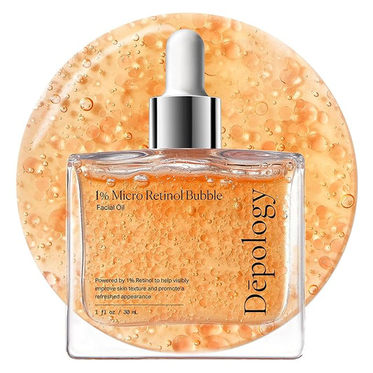 1% Retinol Face Oil with Firming, Smoothing & Glowing– Retinol Serum for Face, Lightweight Squalane Facial Oil for Fine Lines, Texture & Anti-Aging, Gentle for All Skin 1.01 fl oz-VivaGrace Women