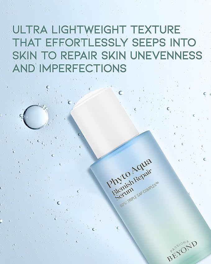 BEYOND Phyto Aqua Repair Face Serum (1.4fl oz) - Vegan Formula Korean Skin Care for Clear & Moisturized Skin, Hyaluronic Acid, Niacinamide-VivaGrace Women
