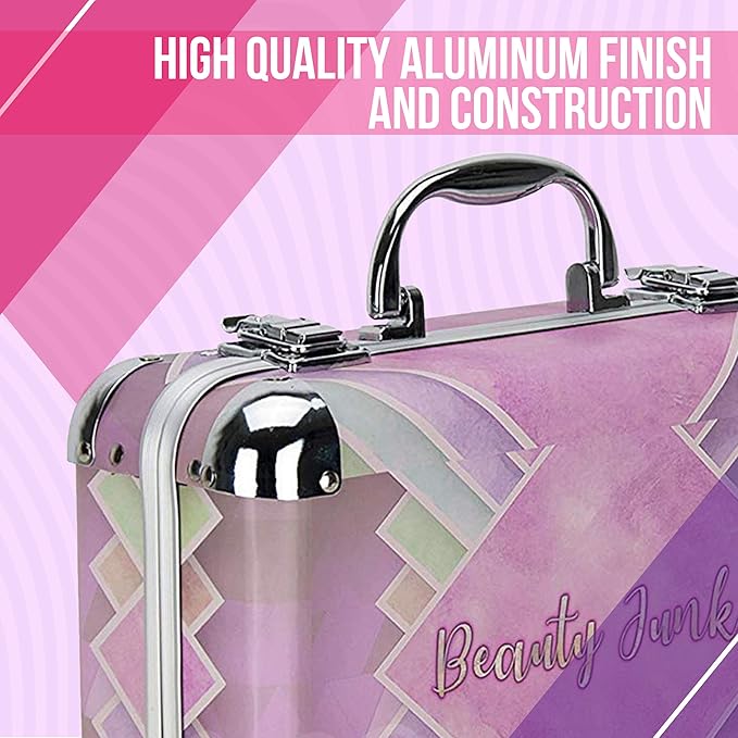 Starter Carry-All Teen Makeup Kit Gift Set, Pink, 1 Count-VivaGrace Women