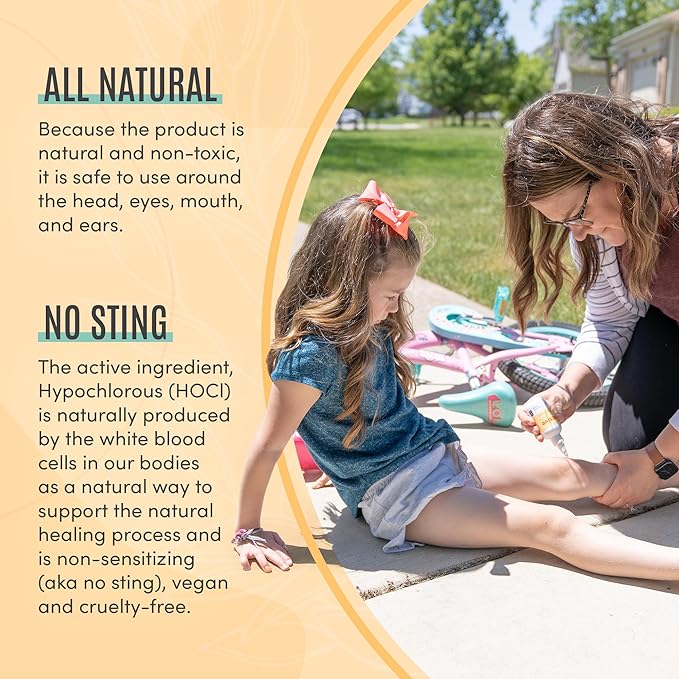 Active Skin Repair First Aid Healing Skin Hydrogel - Natural & Non-Toxic Repairing Ointment with Hypochlorus Acid for Minor Cuts, Wounds, Scrapes, Rashes, Sunburns, & More, 3 oz-VivaGrace Women