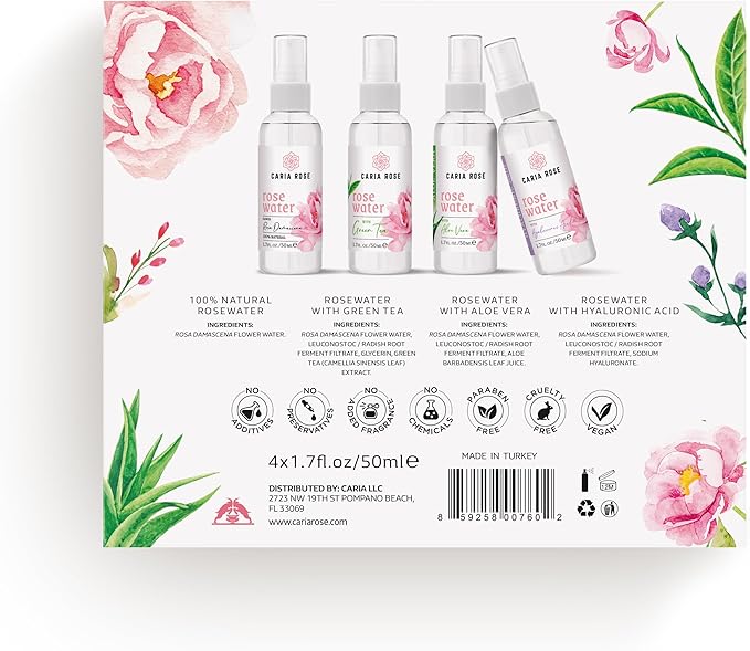 Discovery Set | Rosewater Spray Collection |1.7oz x 4 Pack-VivaGrace Women