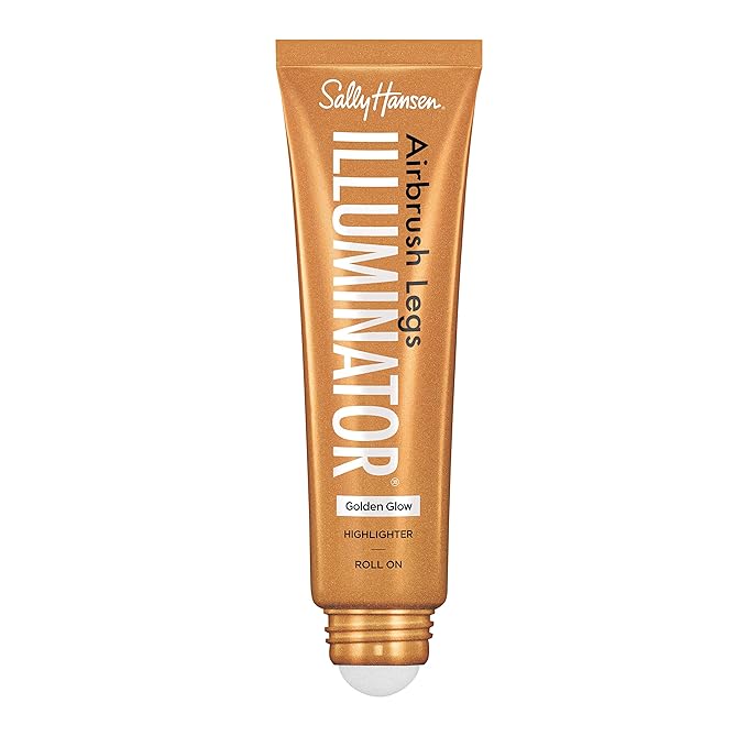 Sally Hansen Airbrush legs, Illuminator Nude Glow and Golden Glow 3.3 Oz-VivaGrace Women