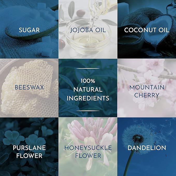 SNOW Lip Exfoliating Sugar Scrub - Lip Scrub Exfoliator for Plump & Soft Lips - Lip Care Product with Jojoba Oil - Moisturize Dry Lips - Lip Care Kit Essential - Lavender & Mint-VivaGrace Women