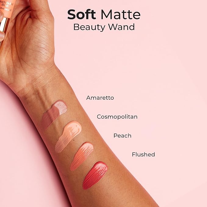 MCoBeauty Soft Matte Beauty Wand, Cosmopolitan Blush, Velvety Finish of Buildable Color, Vegan, Cruelty Free Cosmetics-VivaGrace Women
