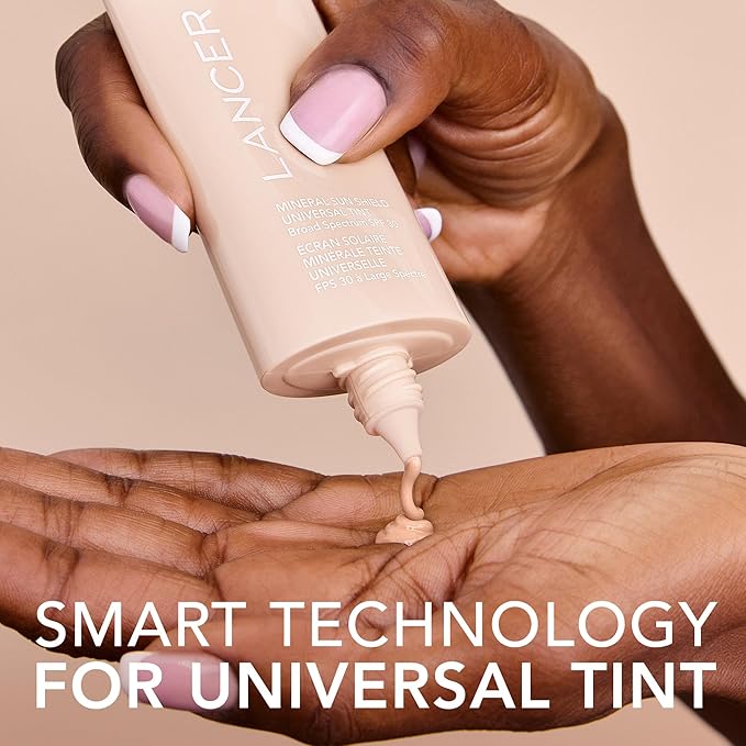 Lancer Skincare Sheer Fluid Sun Shield, Broad-Spectrum SPF 30 Sunscreen, 2 Fl Oz-VivaGrace Women