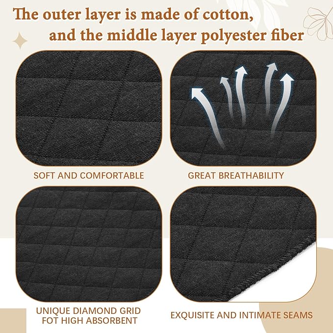 Cotton Tummy Liners and Bra Liners Set for Sweat Rash Skin Folds Plus Size Women Sweating Supplies-VivaGrace Women