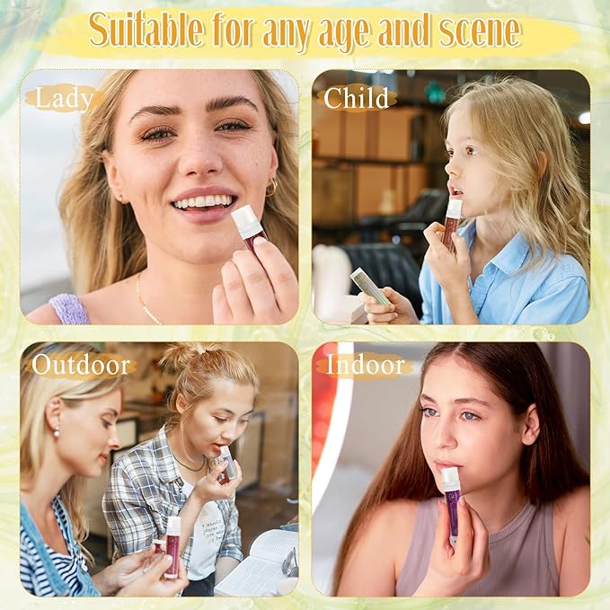 28 Pack Lip Balm,Natural Lip Balm Bulk with Vitamin E and Coconut Oil,14 Flavored Lip Balm Set, Lip Care Product, Moisturizing & Soothing Chapped Lips,Bulk Gifts for Women Party Favors-VivaGrace Women