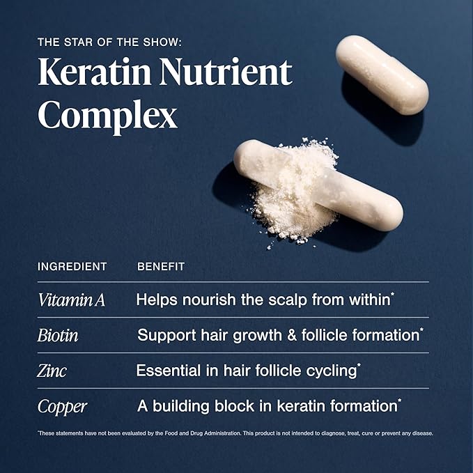 Viviscal 4D Hair Growth Cycle Supplements for Women for Full, Strong, and Healthy Hair; Made with Keratin, Vitamin A, Biotin, Zinc, 30 Day Supply, 60 Count-VivaGrace Women