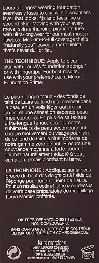 Laura Mercier Flawless fusion ultra-longwear foundation - macadamia by laura mercier for women - 1 oz foundation, 1 Ounce-VivaGrace Women