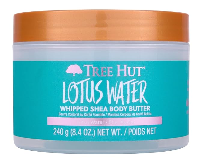 Tree Hut Lotus Water Whipped Shea Body Butter | Long-lasting Hydration Leaves Skin Feeling Soft & Moisturized | Lightweight | Nourishing Essential Body Care | 8.4 fl oz.-VivaGrace Women